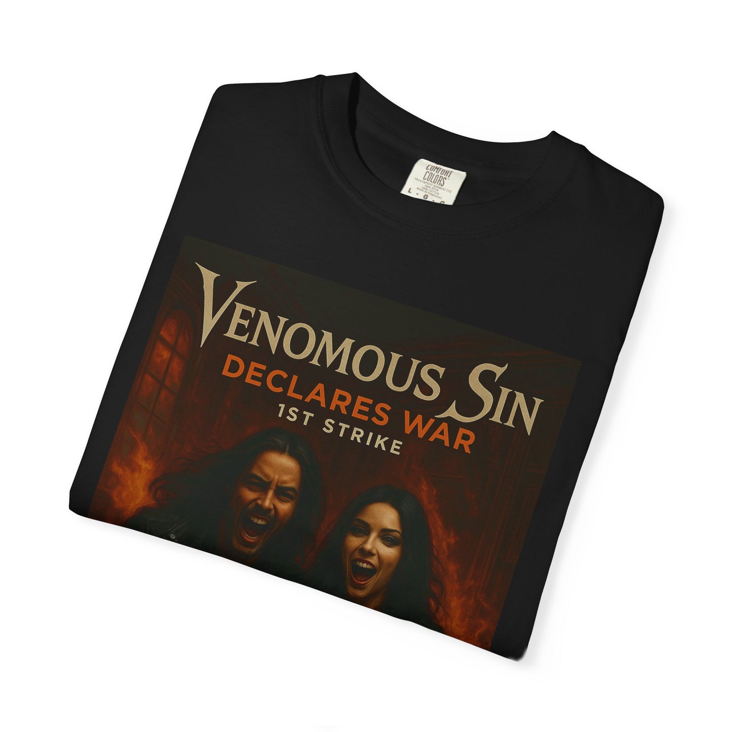 Venomous Sin Graphic Unisex T-Shirt – 1st Strike Edition
