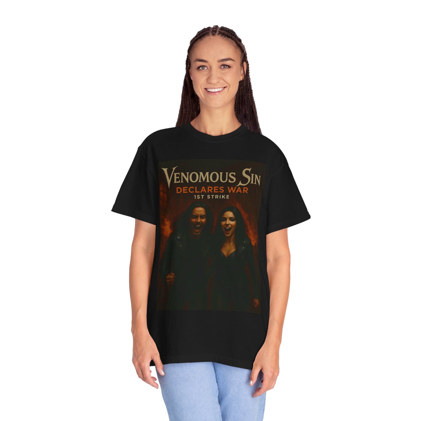 Venomous Sin Graphic Unisex T-Shirt – 1st Strike Edition