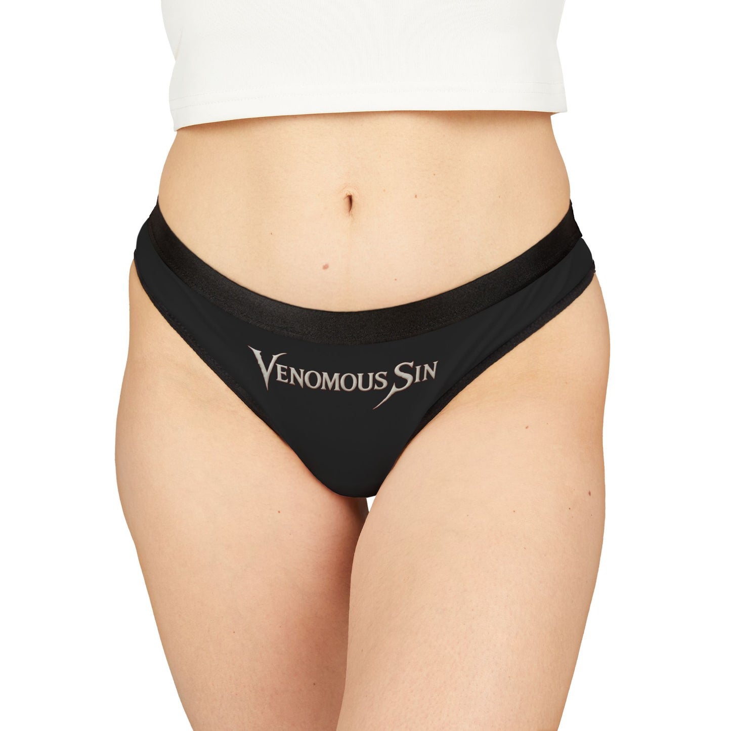 Stylish Women's Thongs - Venomous Sin Design