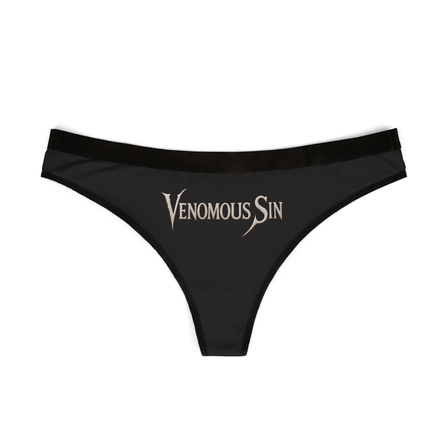 Stylish Women's Thongs - Venomous Sin Design